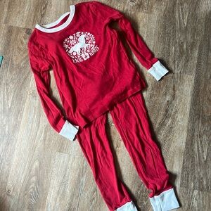 Gap kids Christmas organic cotton pajama set size 8